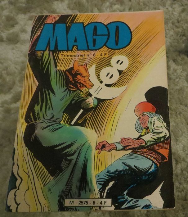Livro BD Mago - Cagliastro - Le Guet-apens de Venise nº 6 Junho 1981