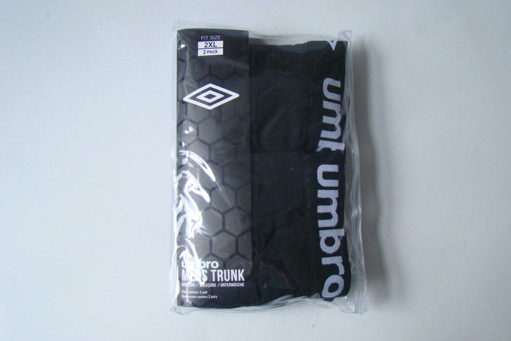 Bokserki męskie UMBRO czarne 2 Pack r. XL