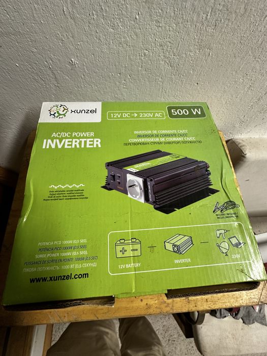 Inversor -500W-12V 230V