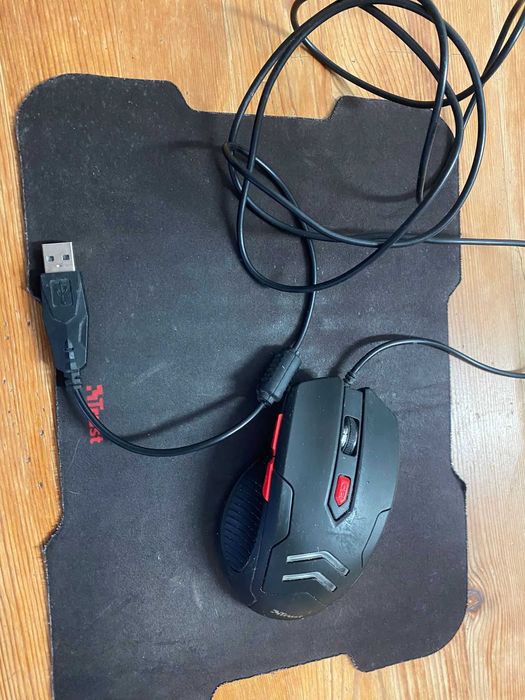 rato gaming + tapete da trust