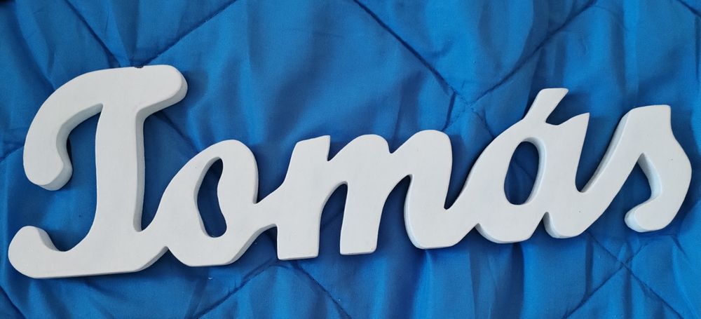 Nome em Madeira - Tomás