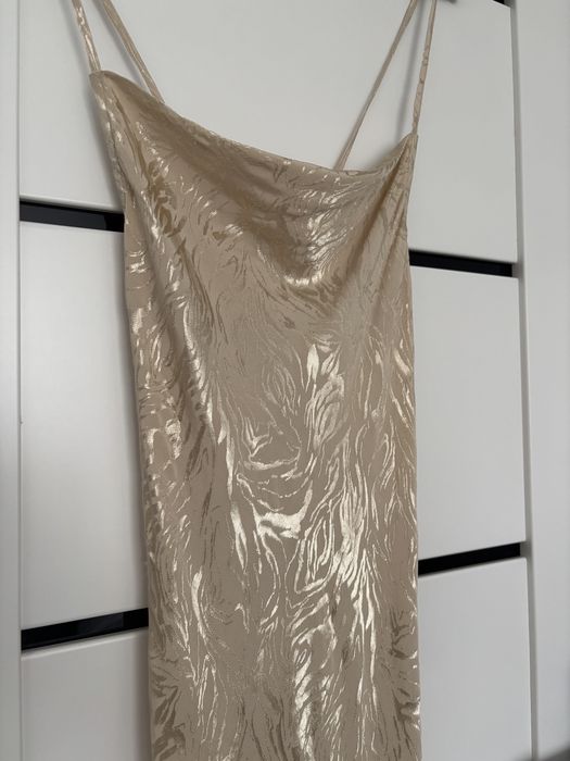 Sukienka maxi z wiskozy H&M