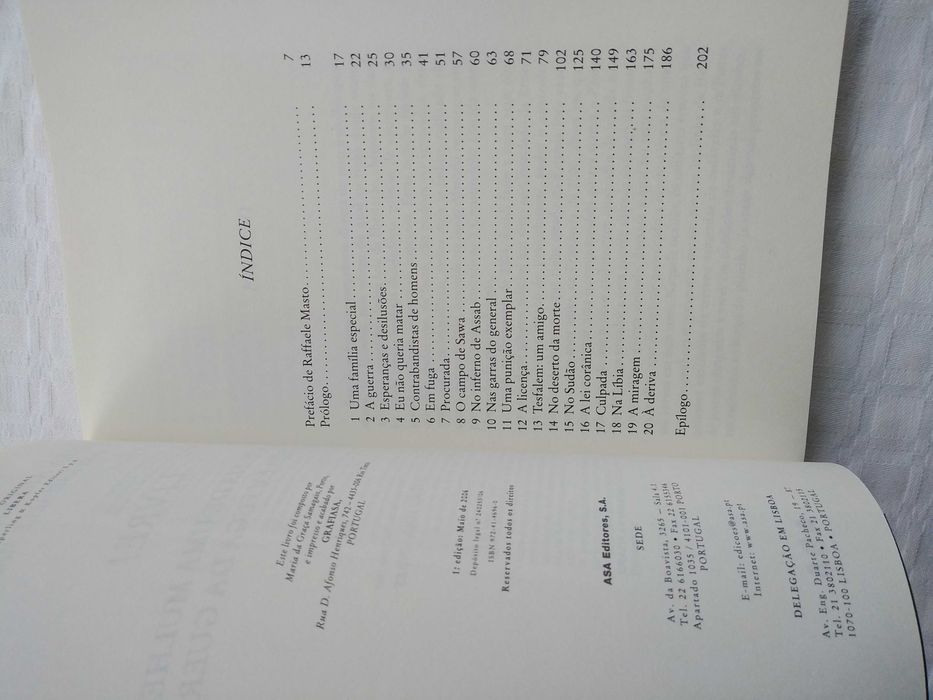 Livro Livre! Uma mulher em Fuga.