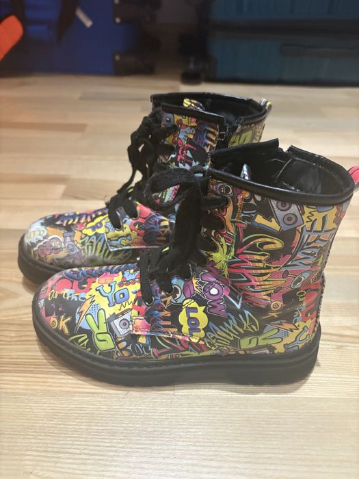 Buty jesienne, trzewiki, botki, glany, 34