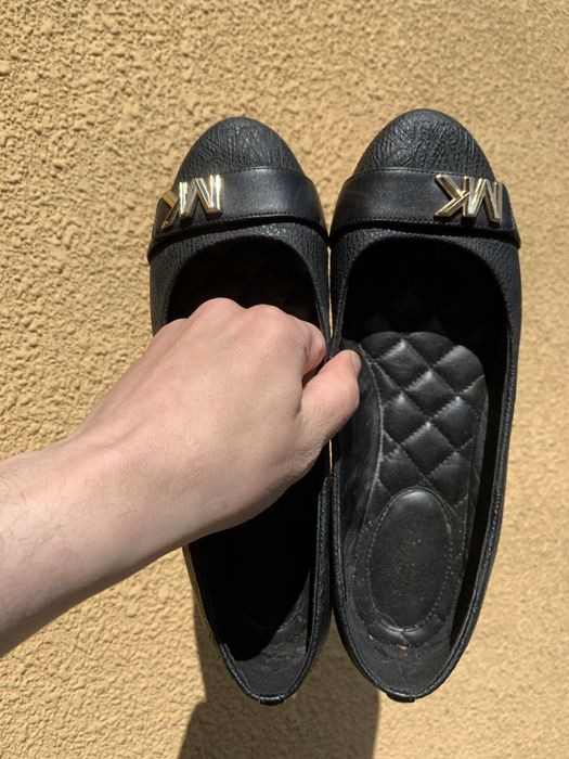 Женские балетки Michael Kors 524237760 39 25см устилка Черные