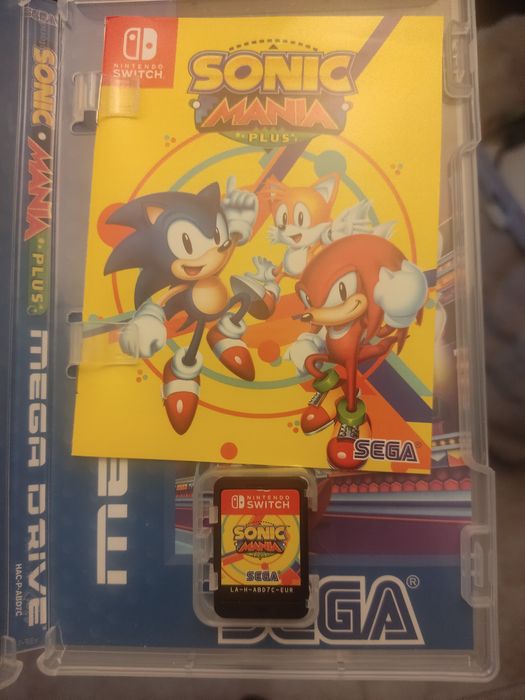 Jogo Sonic Mania Plus para a consola Nintendo Switch.