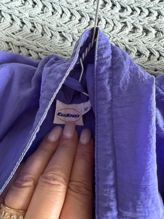 Fioletowa bluza sportowa prl styl  vintge uniwrrsalma w bdb stanie