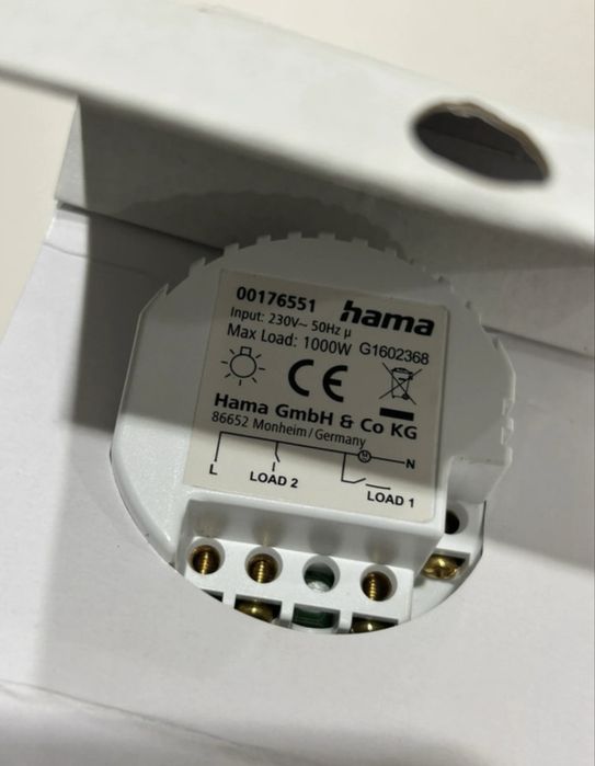 Interruptor parede Wi-Fi Hama444867561601126406