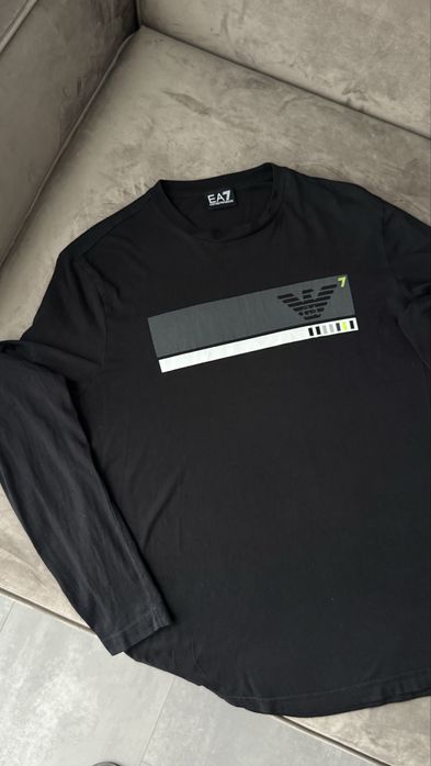 Кофта чорна чоловіча Ea7 Emporio Armani оригінал