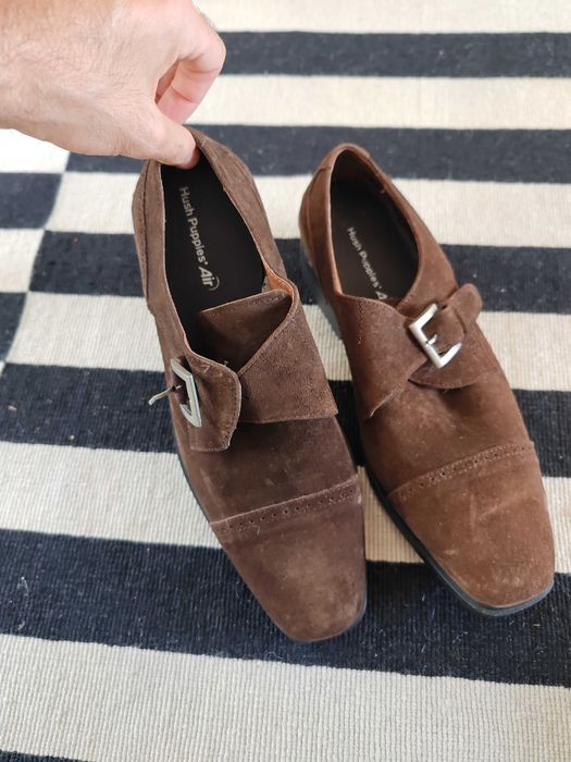 Sapatos Camurça Hush Puppies Novos Elegantes