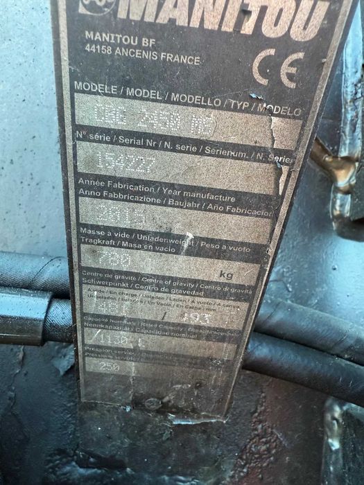 łyżka krokodyl szczeka ładowarka teleskopowa MANITOU oryginał 780kg