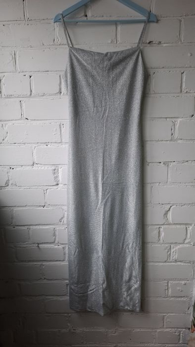 Продаю Сукня комбінація срібна з блискітками