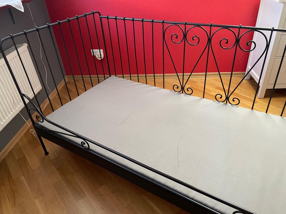 Łóżko IKEA metalowe stelaż
