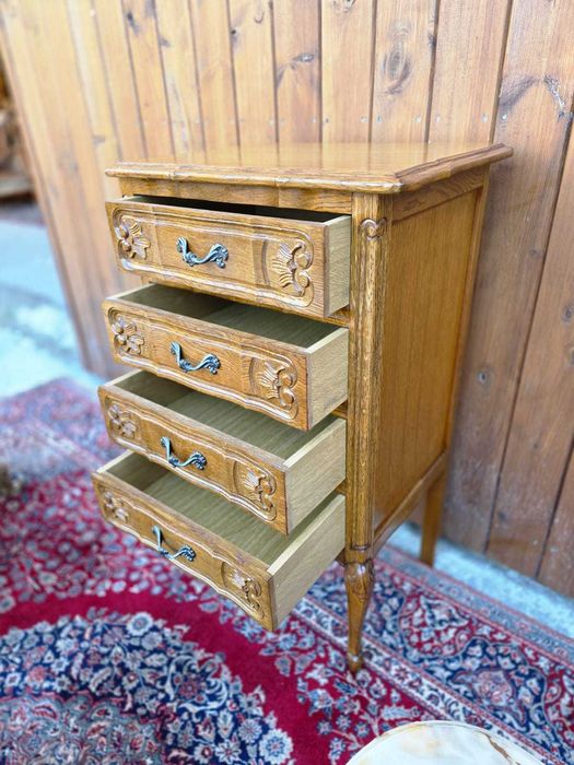 Szafka Ludwik z szufladami, lite drewno #2403 Stylowy Węgrów