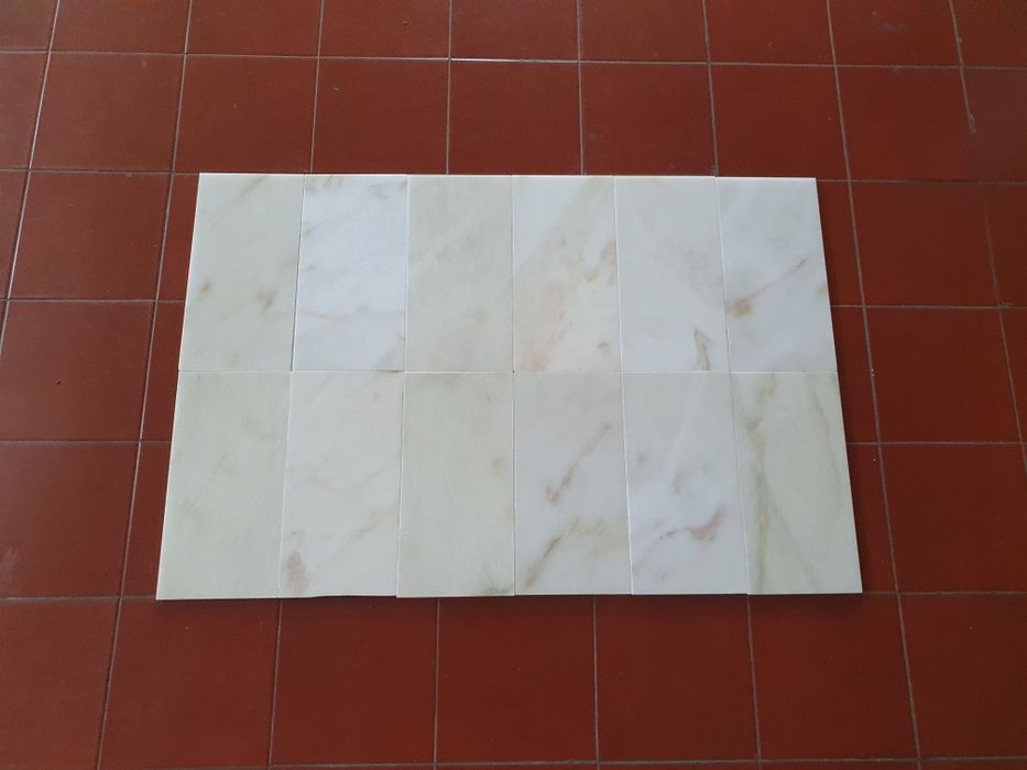 Mosaicos de mármore branca Estremoz Novos