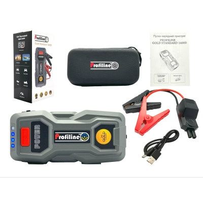 Пуско-зар.пристр. Profiline Gold Standard,Бустер,Павербанк,ліхтарик