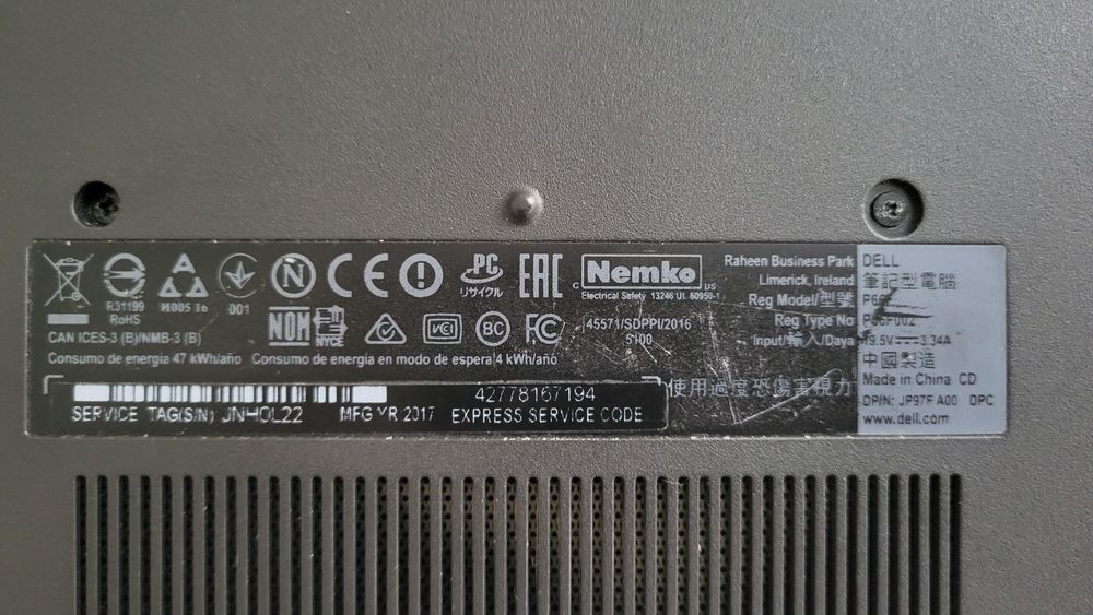 Dell Inspiron 5565 | AMD A10-9600P | 8GB DDR4 | HDD | 15.6"
