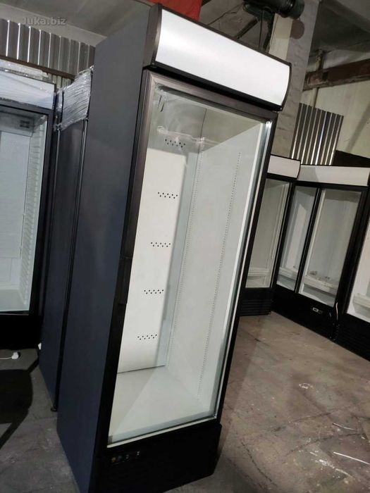 Холодильна Шафа вітрина Inter 501T сірий. Холодильник. Стан ідеал