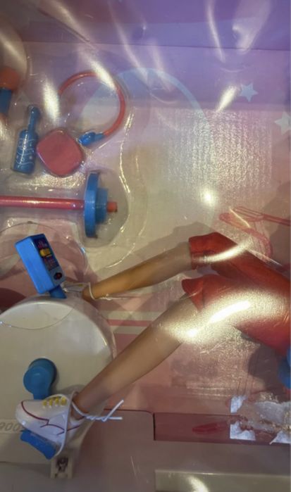 Lalka Vintage lata 90 GymDolls Takmay Barbie klon w pudetku retro