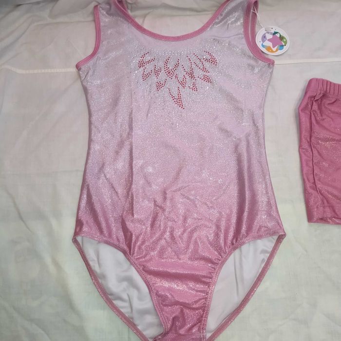 Дитячий купальник (трико) + шорти для художньої гімнастки і танців