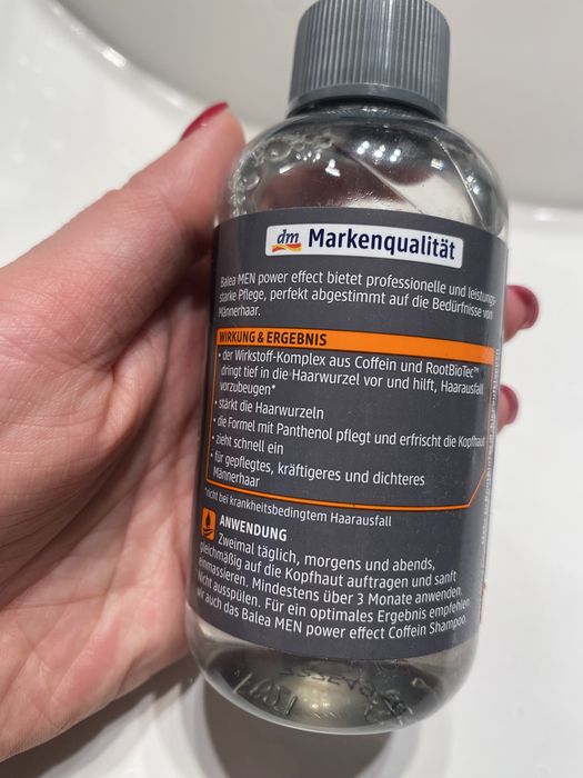 Тоник от выпадения волос Balea man с кофеином