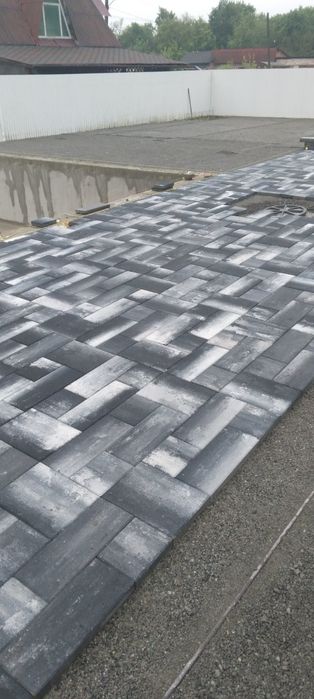 Тротуарна  плитка, бруківка, встановлення