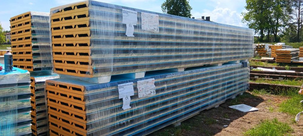 Płyty warstwowe, izolacyjne, obornickie, ścienne, dachowe, garażowe