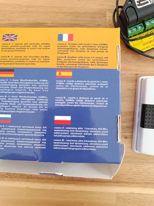 Zestaw odbiorników radiowych 9x COSMO E + 3x piloty COSMO M - ROLETY