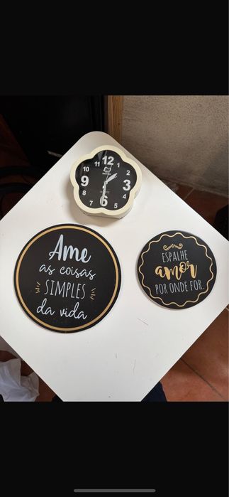 Cada artigo 5€ moldura / relogio