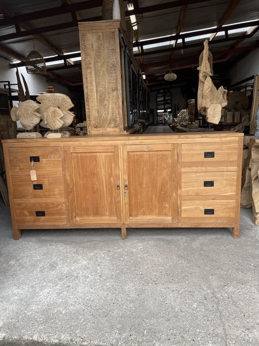 Komoda / TEAK/ surowa/lite drewno/XXL