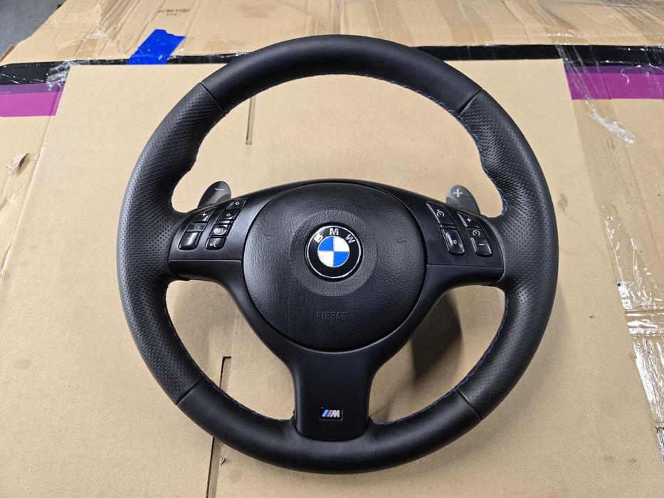 Kierownica bmw e46 m3 smg automat łopatki