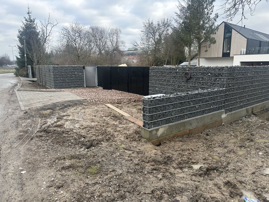 Montaż ogrodzeń gabionowych mury murki kosze gabionowe gabion gabiony