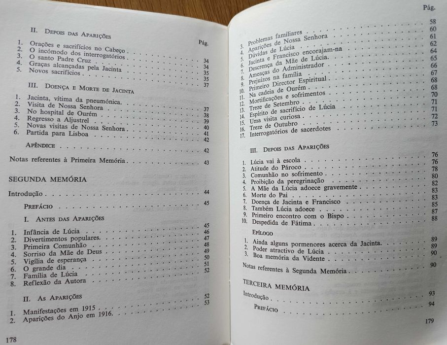 Memórias da Irmã Lúcia (1ª Edição 1976 / portes incluídos)
