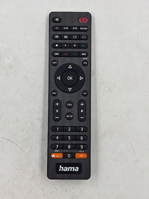 hama pilot 4in1 uniwersalny rtv tv dvd audio czarny ergonomiczny