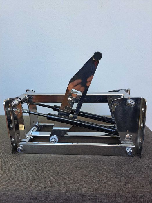 Solidny pantograf zaburtowy, 2 siłowniki po 500 N