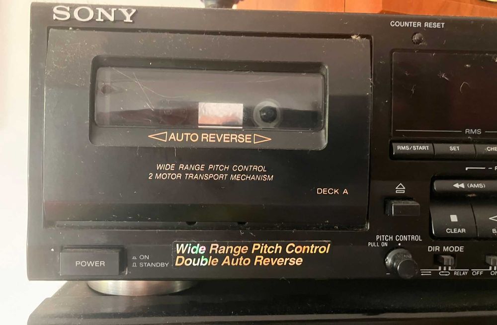 Sony TC-WR565 Leitor e gravador de K7s Duplo Deck