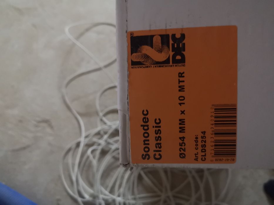 Rura izolowana Fi250 do wentylacji