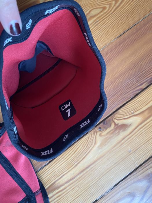 Joelheiras BTT Fox Launch Enduro - Vermelho