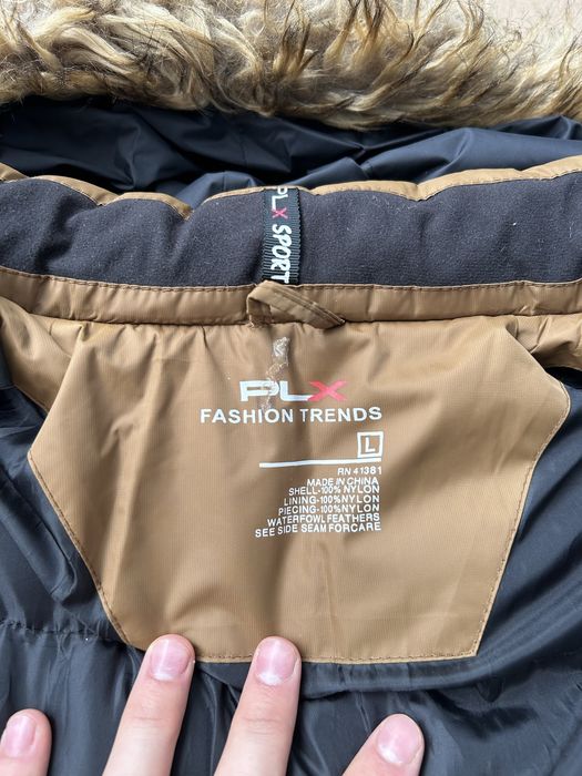 Зимовий довгий пуховик