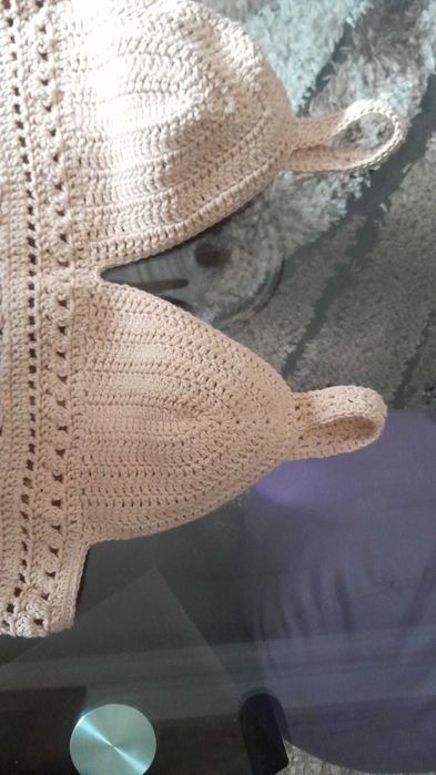 Tops croché feitos à mão