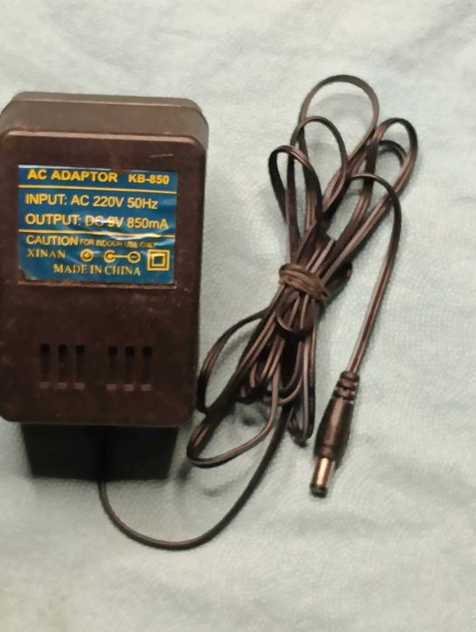 Блок живлення питания для игровой приставки DENDY SEGA денди 9V 850mA