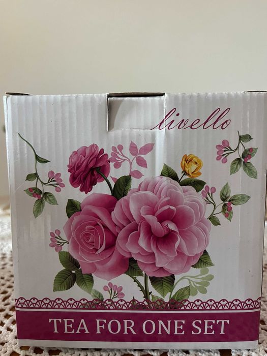 Nowy ceramiczny zestaw do herbaty dla jednej osoby,