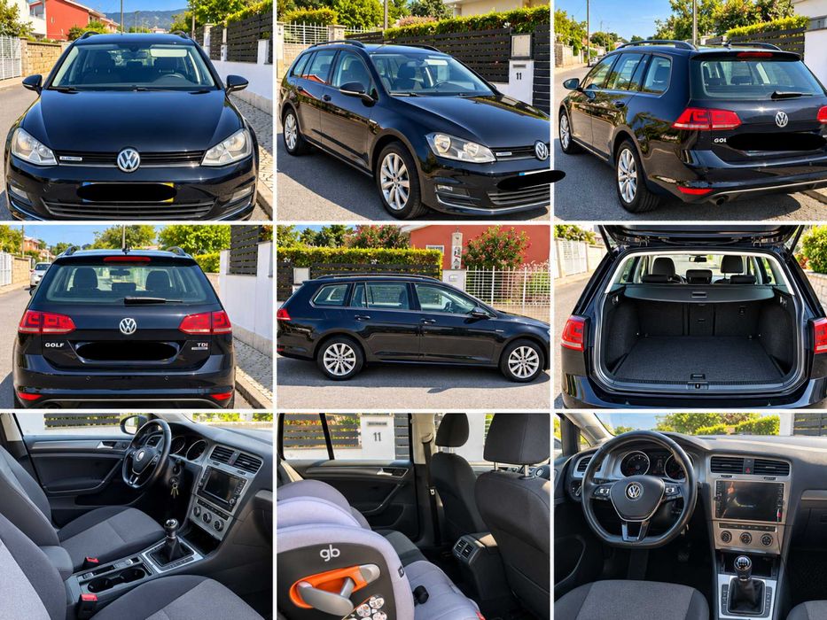 Volkswagen Golf Variant 1.6 TDI BlueMotion – 2015 | Nacional | Muito Económica
