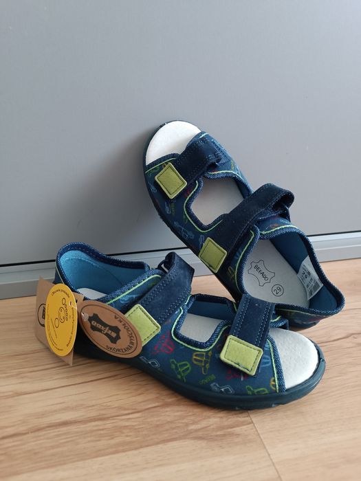 Nowe kapcie Befado 29 19,2 cm auta grantowe chłopięce