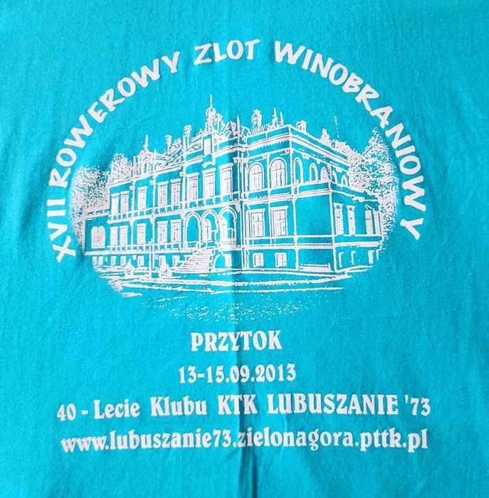 T-shirt pamiątkowy ze zlotu rowerowego - roz. M