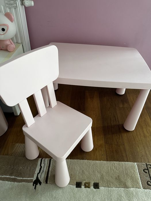 Stolik i krzesełko MAMMUT -IKEA