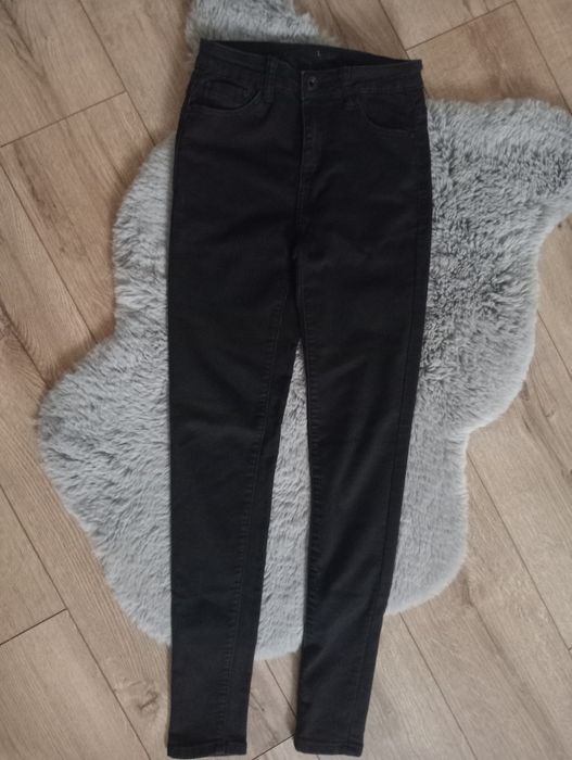 Spodnie jeansowe damskie czarne S