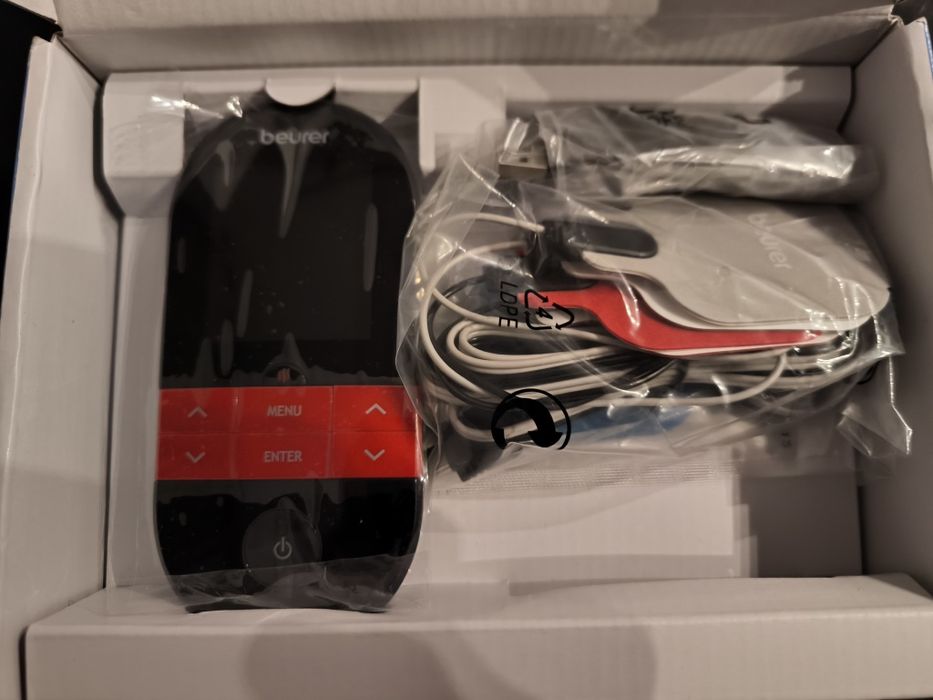 Beurer EM 50 TENS/EMS z funkcją ciepła – masażer przeciwbólowy