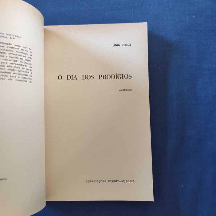 Lidia Jorge - O dia dos prodígios