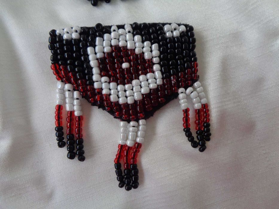 подарунк брошка Вишиванка нова 5,8* 6см ручна робота